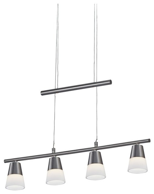 Aerial Led 4 Light Pendant Contemporary Lighting By Adesso Aerial Led 4 Light Pendant
