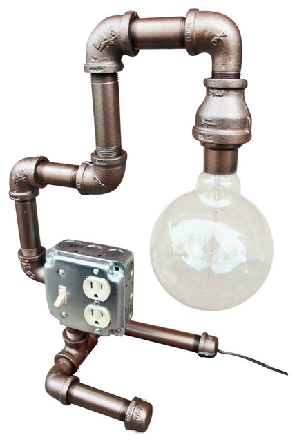 Steampunk Table Lamp Industrial Table Lamps By Haddock