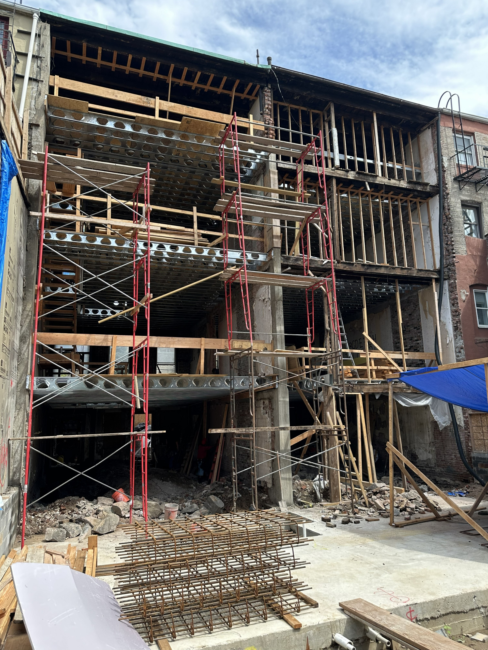 Before: Rear facade