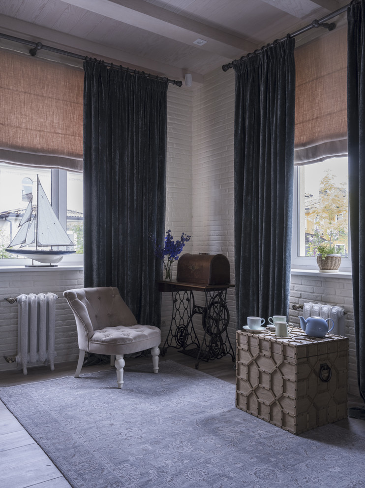 Светлый загородный дом. Дизайнер: Елена Румянцева