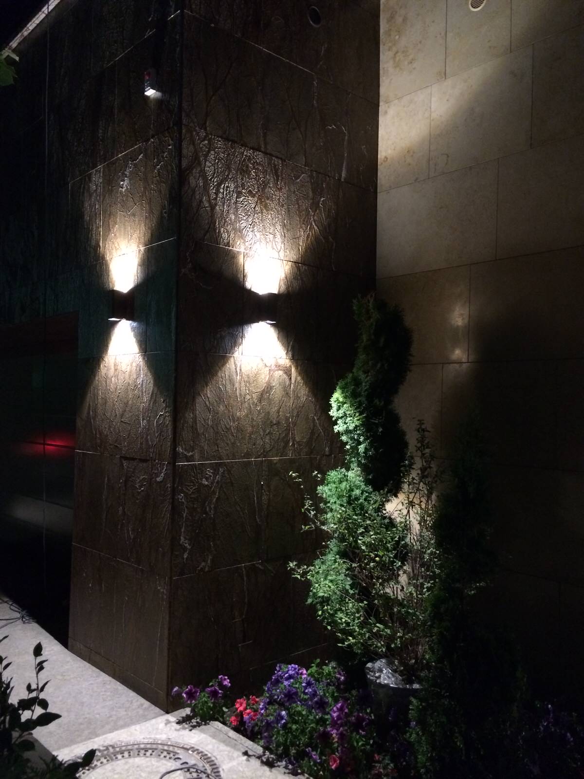 Светодиодное ландшафтное освещение пос. Росинка