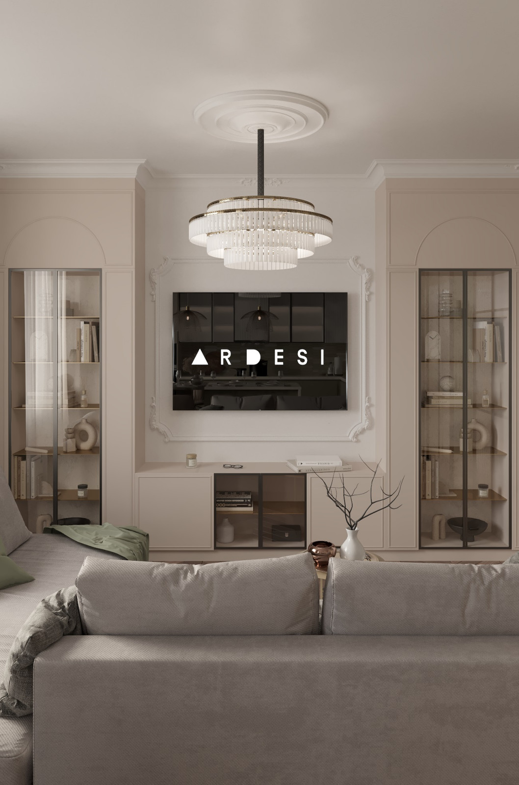 Современный  элегантный интерьер