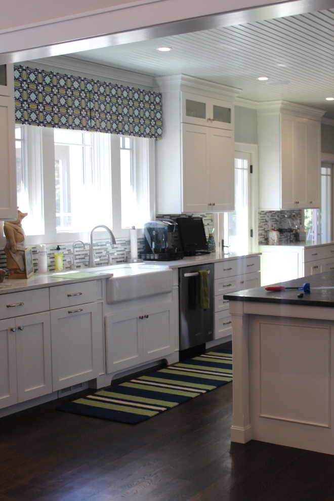 Mountain style kitchen photo in New York
