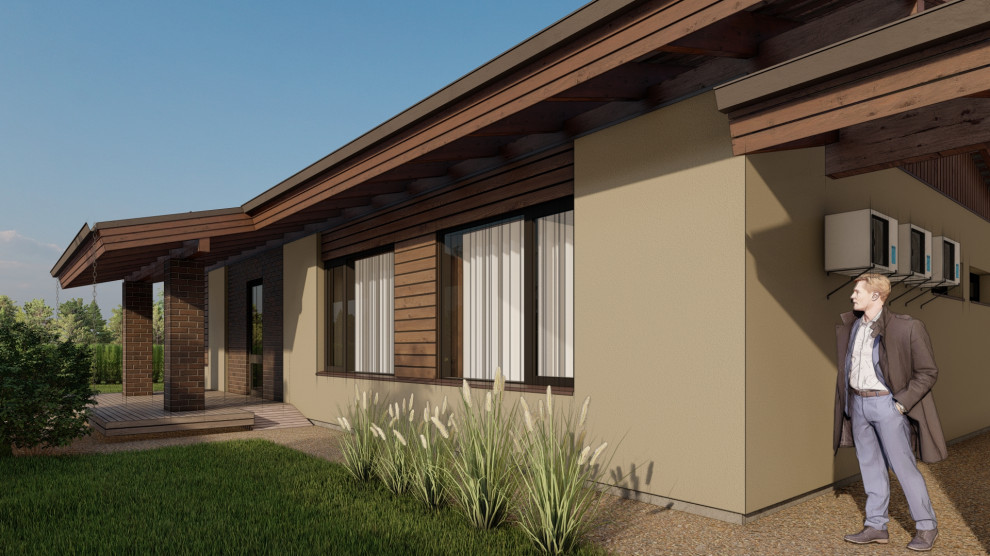 Практичный одноэтажный дом в г. Пенза