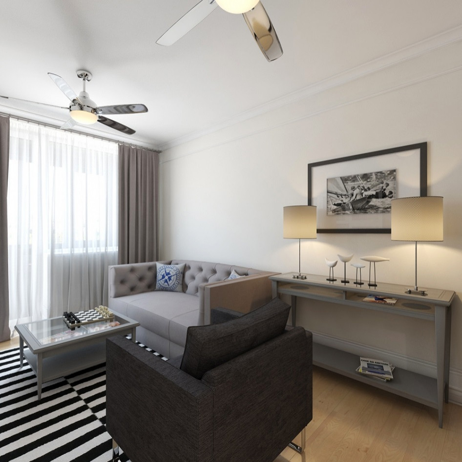 Небольшая квартира в центре Москвы.