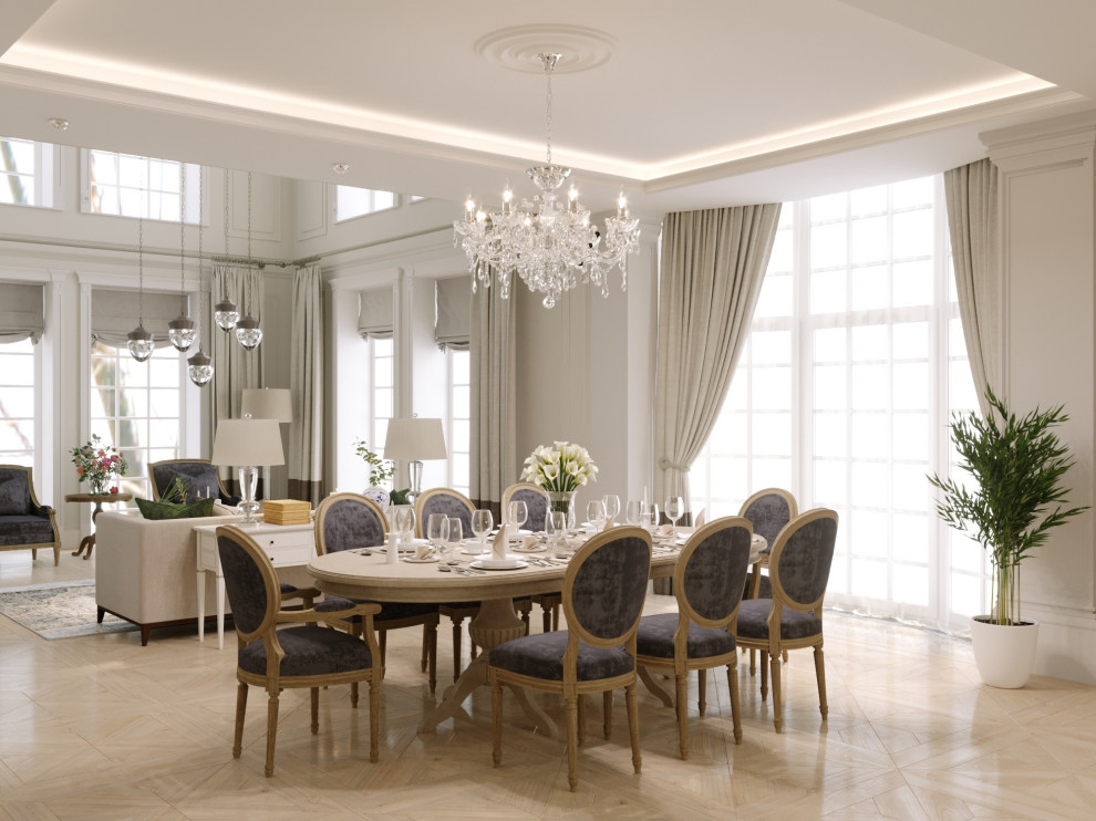 Загородный дом в классическом стиле 370 м.кв