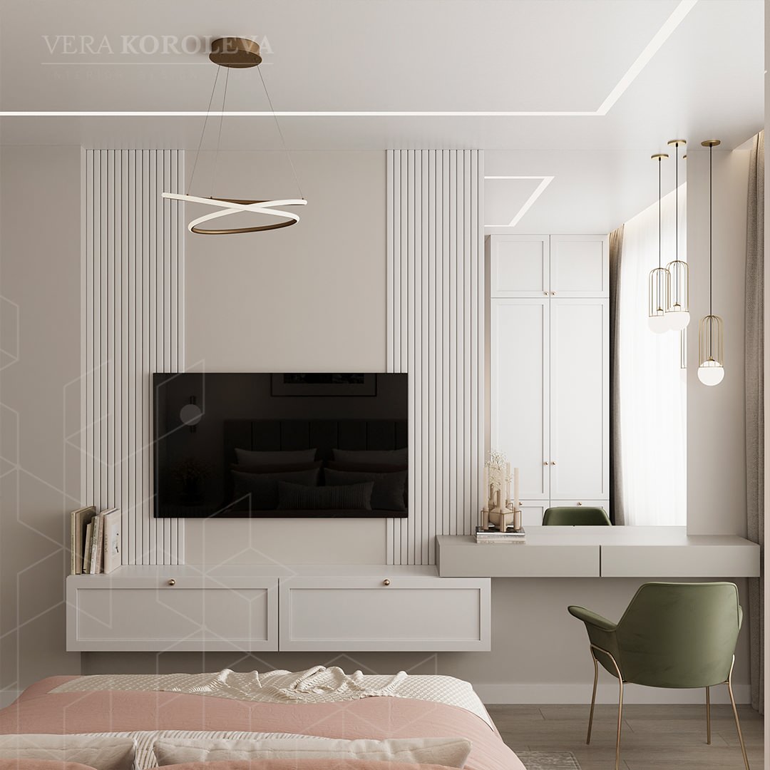 Дизайн-проект двухкомнатной квартиры в Москве в ЖК "Первый Московский"