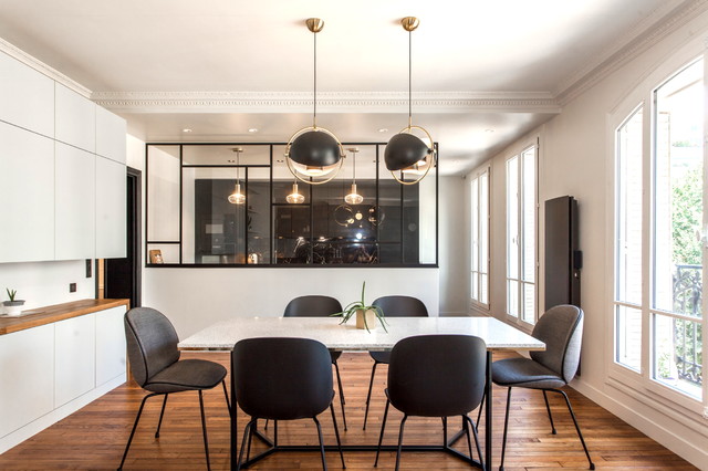 R&eacute;novation compl&egrave;te d'un appartement 110m2 contemporary-dining-room