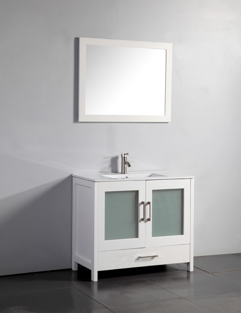 Argentina 48 Single Under Mount Sink Bathroom Vanity Set White Under Mount Sink Bathroom Vanity Set