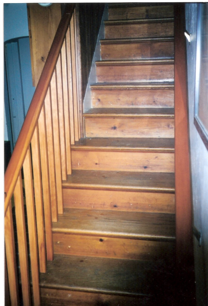 Interior Stairway Railing Replacement, Wood