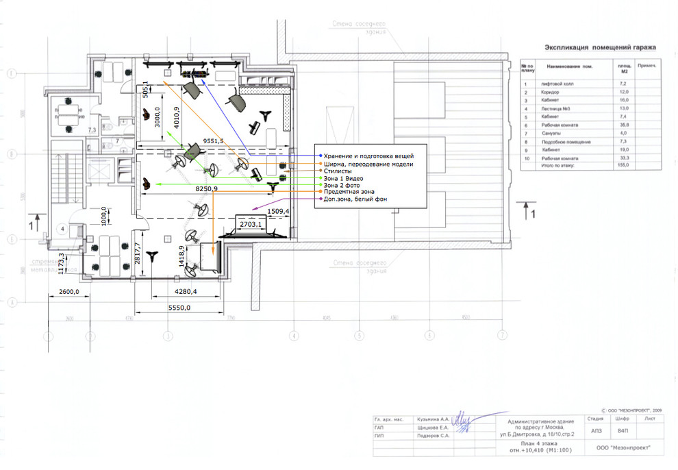 Пример фотостудии