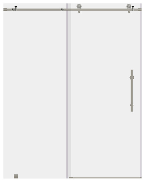Frameless Shower Door Brushed Nickel