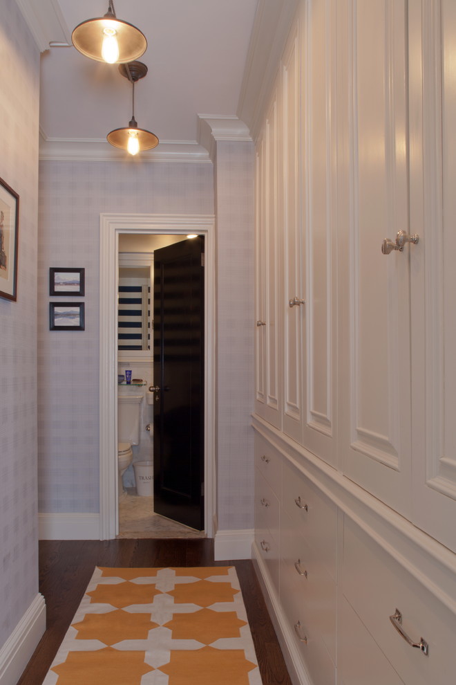 This is an example of a traditional hallway in New York.