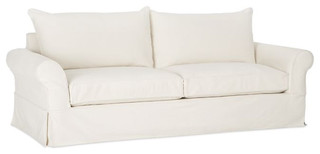 PB Comfort Slipcovered Sofa - Traditional - Sofas - by Pottery Barn