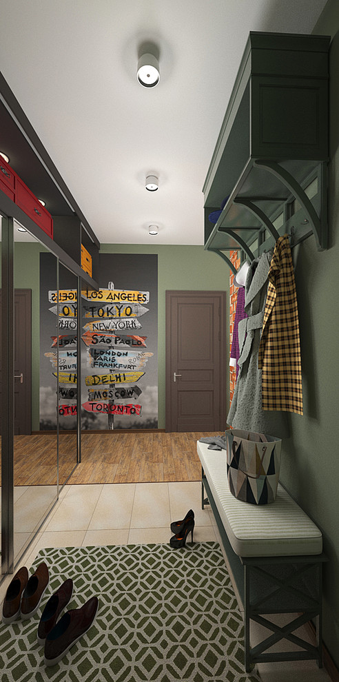 Квартира в стиле домашний лофт для семьи. Коммунарка, Московская обл.