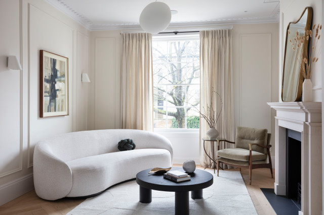 St John's Wood Family Home nyklassisk-dagligstue