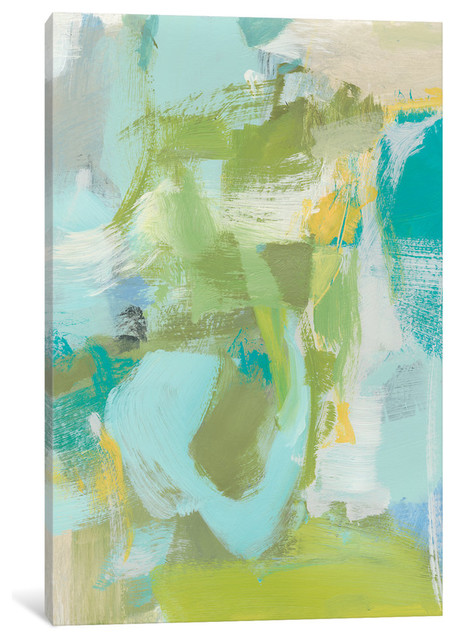 Sea Glass Abstraction I by Christina Long Canvas Print, 18"x12"x1.5"