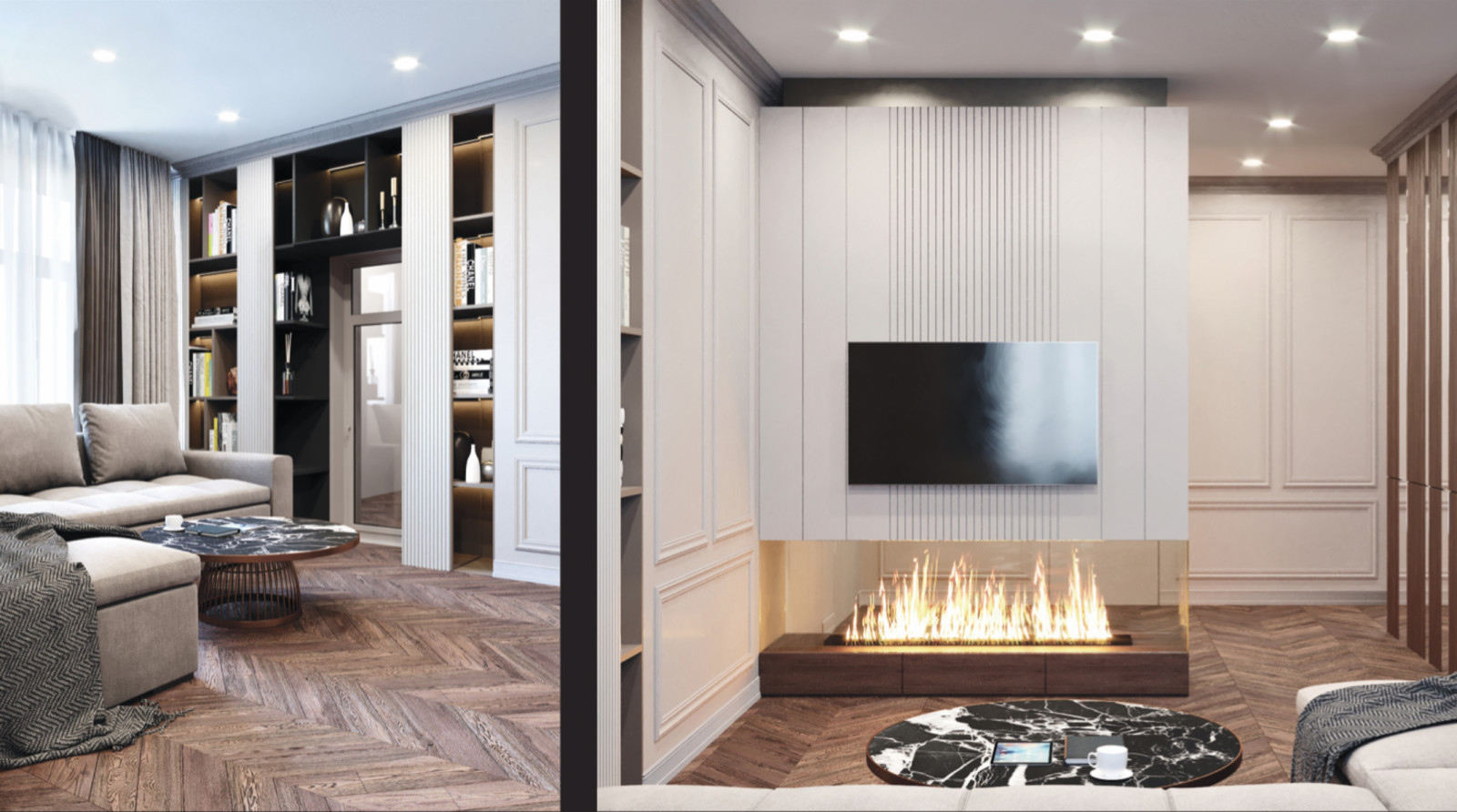 дизайн проект квартиры для семи из трех человек