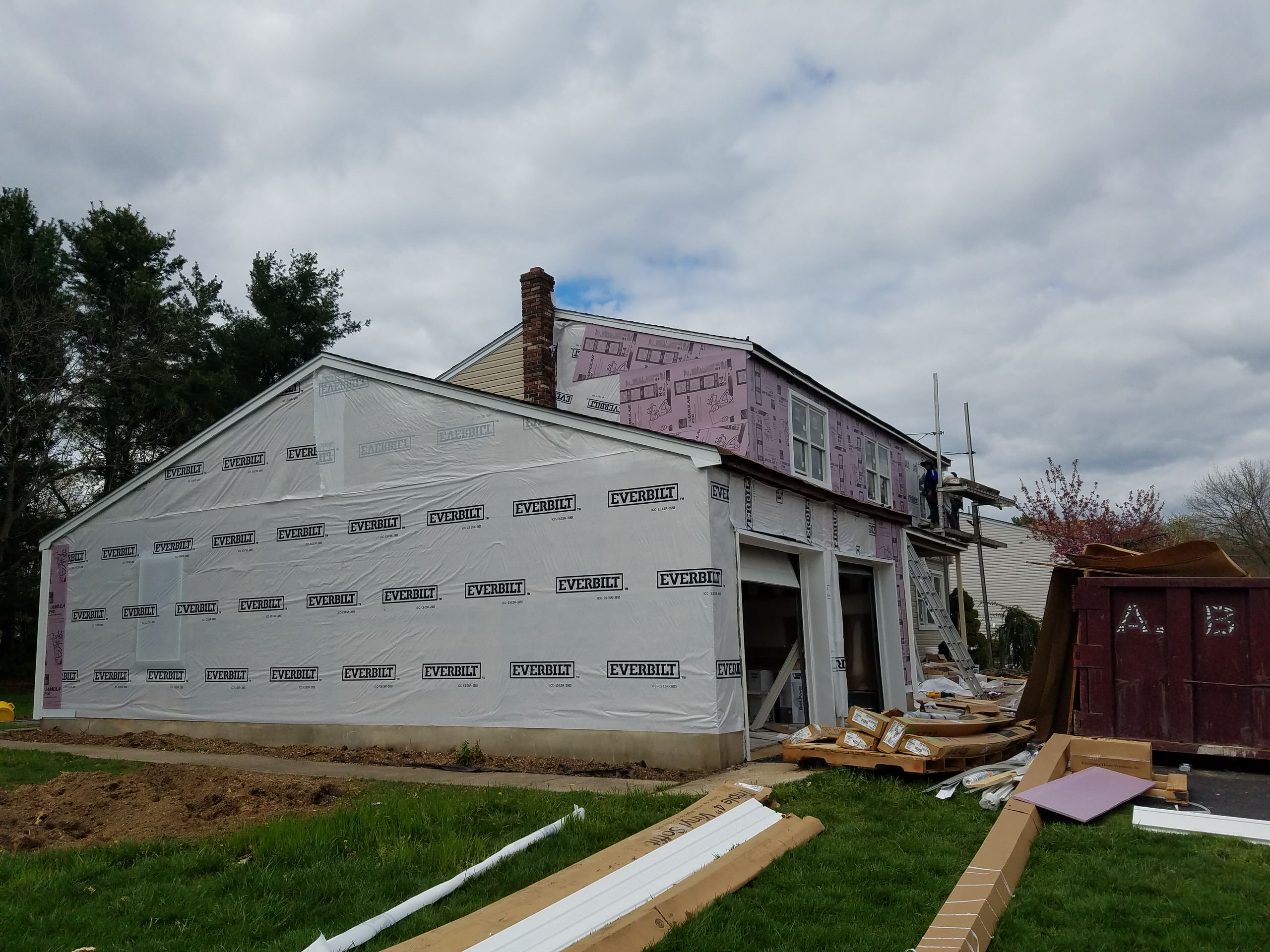 New Windows, Vinyl Siding, and Gutters at Gunpowder Drive in East Brunswick, NJ