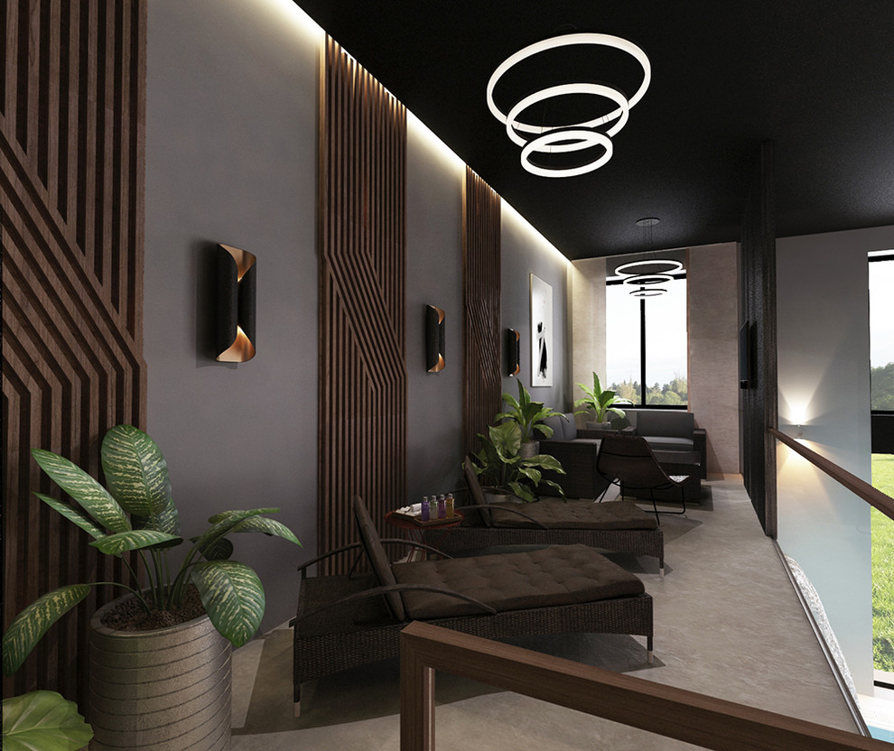 Проект зоны бассейна в частном доме