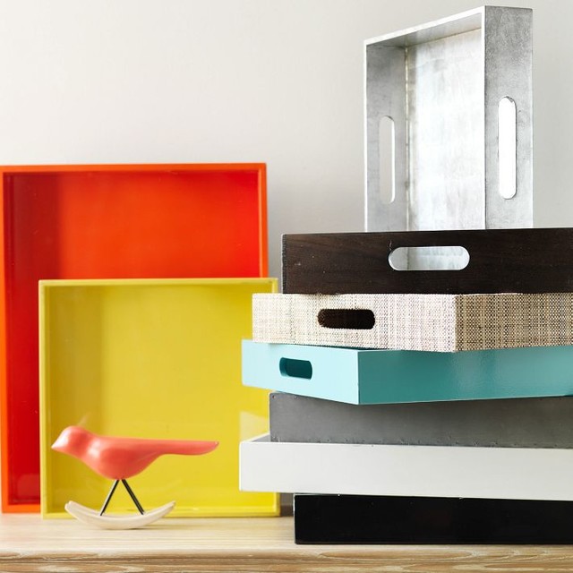 Small Rectangle Lacquer Trays