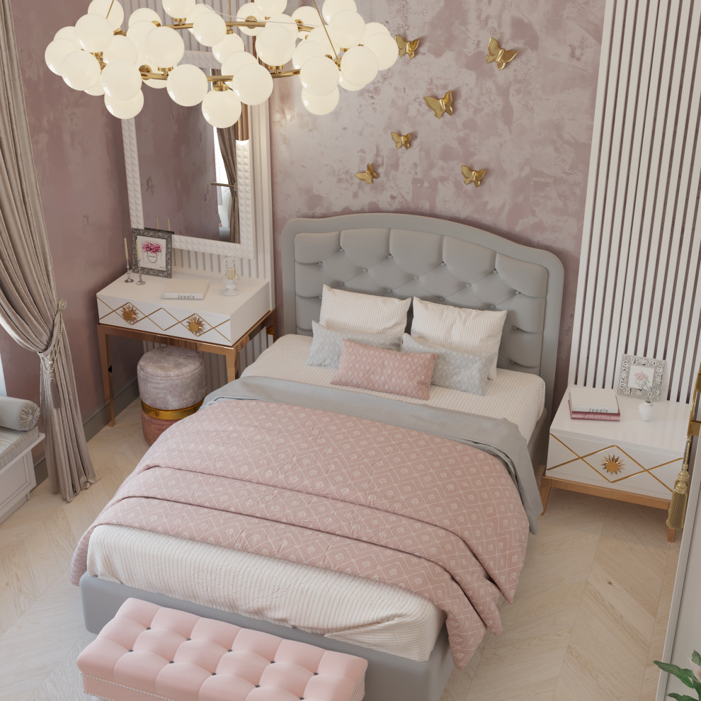 Кровать в детской комнате