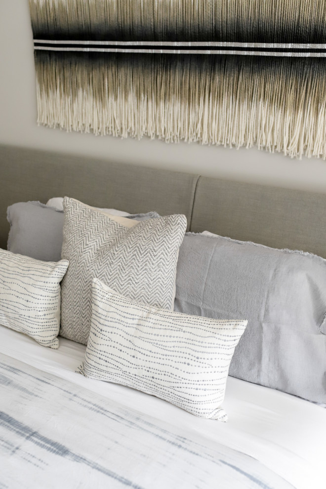 Guest Bedroom - Accent Pillows and Fiber Art