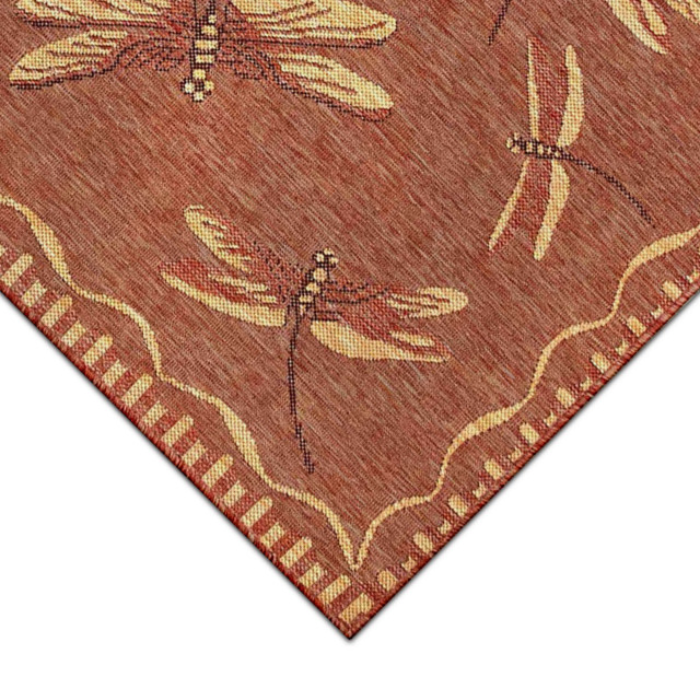 Trans Ocean by Liora Manne Carmel Dragonfly Rug Rug Contemporary