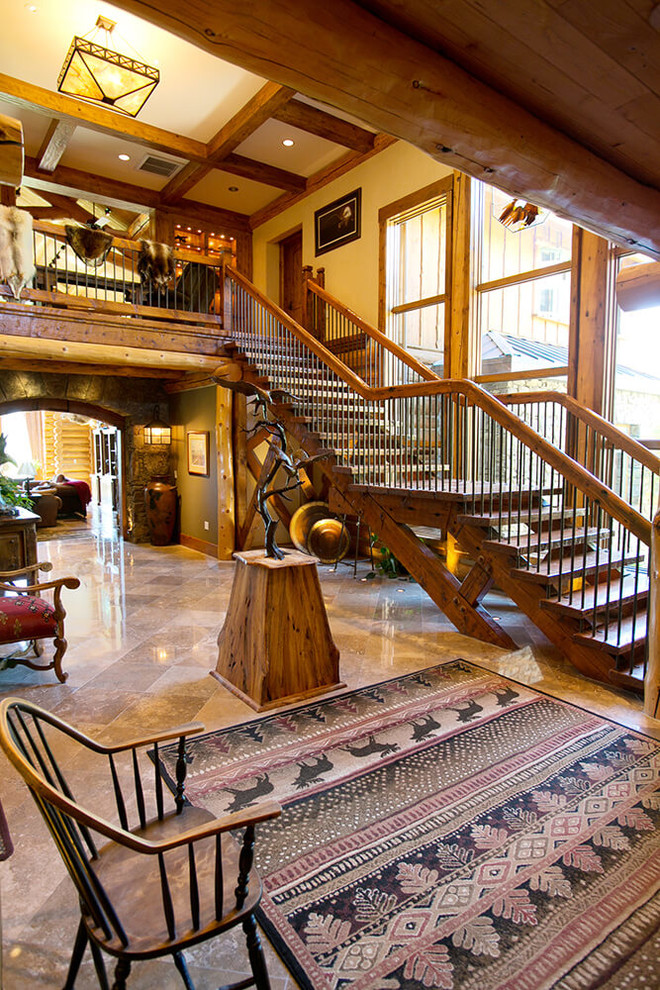 Staircase - rustic staircase idea