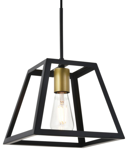 Elegant Lighting Ld4061d10 Resolute 1 Light 9 W Mini Pendant Transitional By Buildcom - Houzz Black Pendant Lights Elegant Lighting Ld4061d10 Resolute 1 Light 9 W Mini Pendant Transitional By Buildcom - Houzz Black Pendant Lights