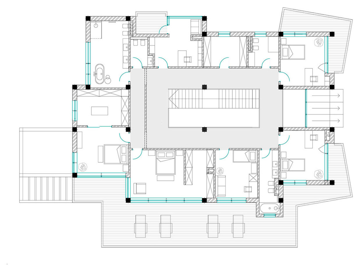 Минималистичная вилла на побережье