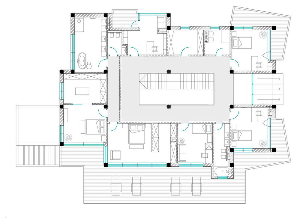Минималистичная вилла на побережье