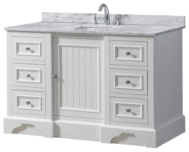 48" Kingswood Single Bath Vanity Transitional Bathroom Vanities And