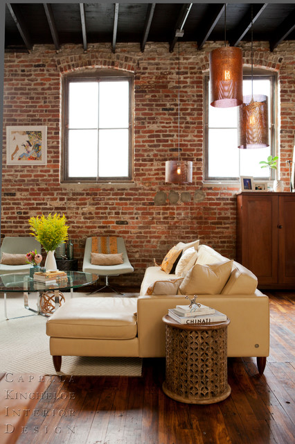 Eclectic Living Atlanta Atlanta Loft eclectic-living-room