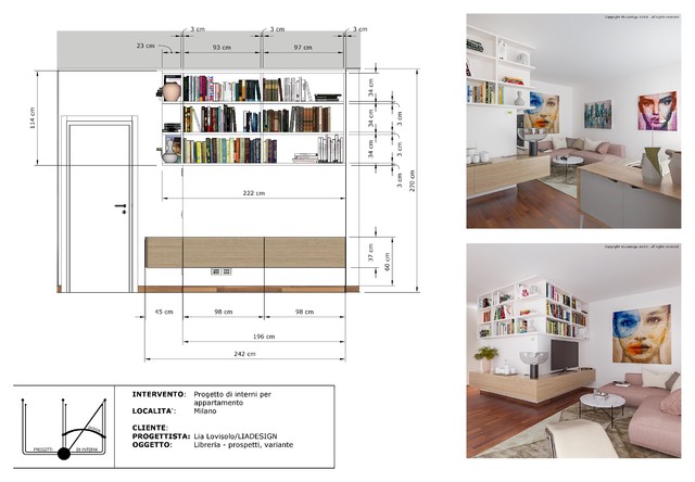 Casa nuova ed uno stile da creare - Progetto chiuso contemporary-interior-elevation
