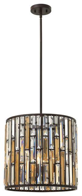 Gemma Contemporary Pendant, Vintage Bronze, Large