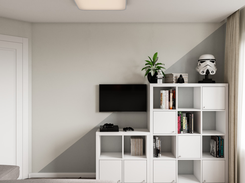 Дизайн - проект двухкомнатной "Брежневки" в г. Москва