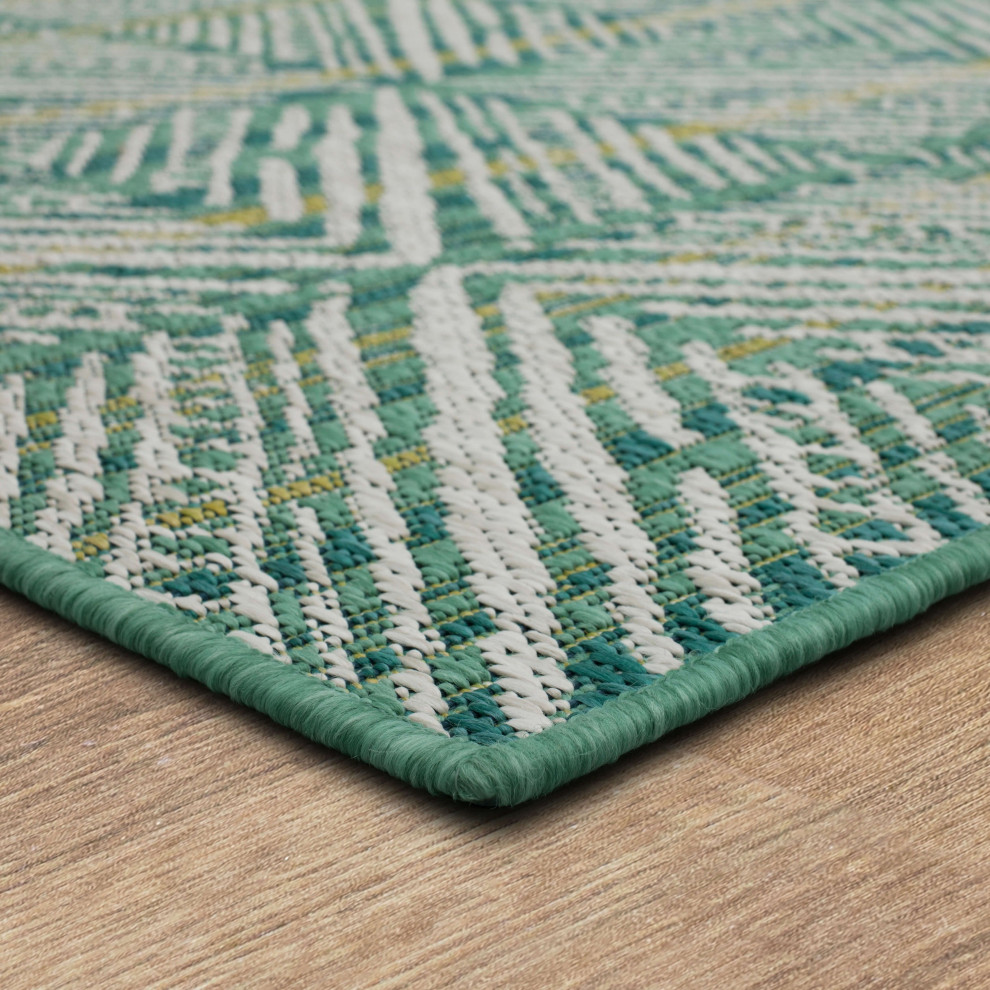 Mohawk Home Shibori Diamonds Tandoori 2' 6" x 6' Area Rug, 4' x 5' 6