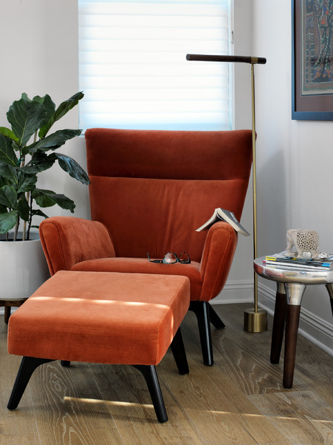 Eclectic Modern nordico-dormitorio