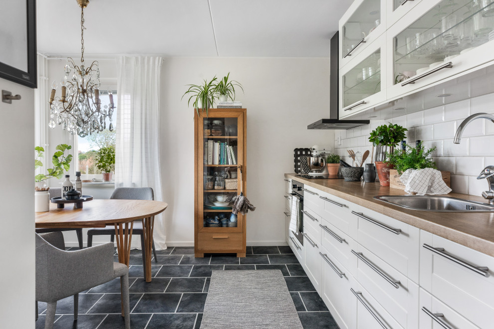 Пример оригинального дизайна: кухня в скандинавском стиле
