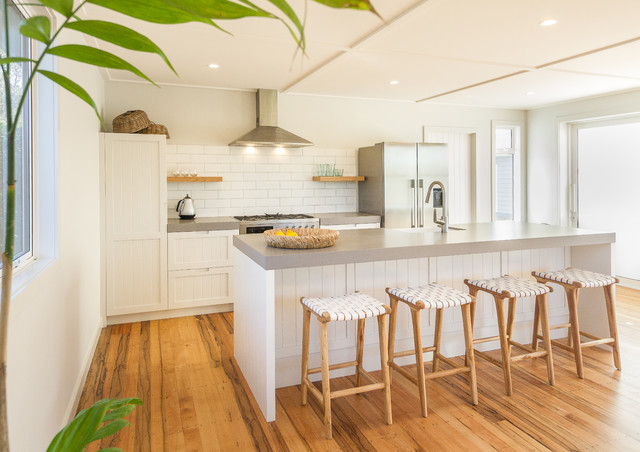 U Project beach-style-kitchen