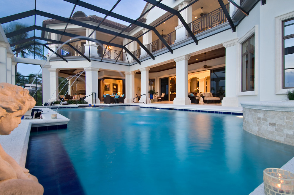 Design ideas for a tropical pool in Miami.