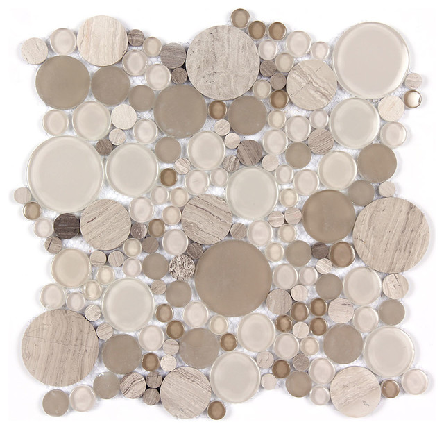 Glass Bubble Tiles Round Designs Round Glass Mosaic Tiles Shapeyourminds Com