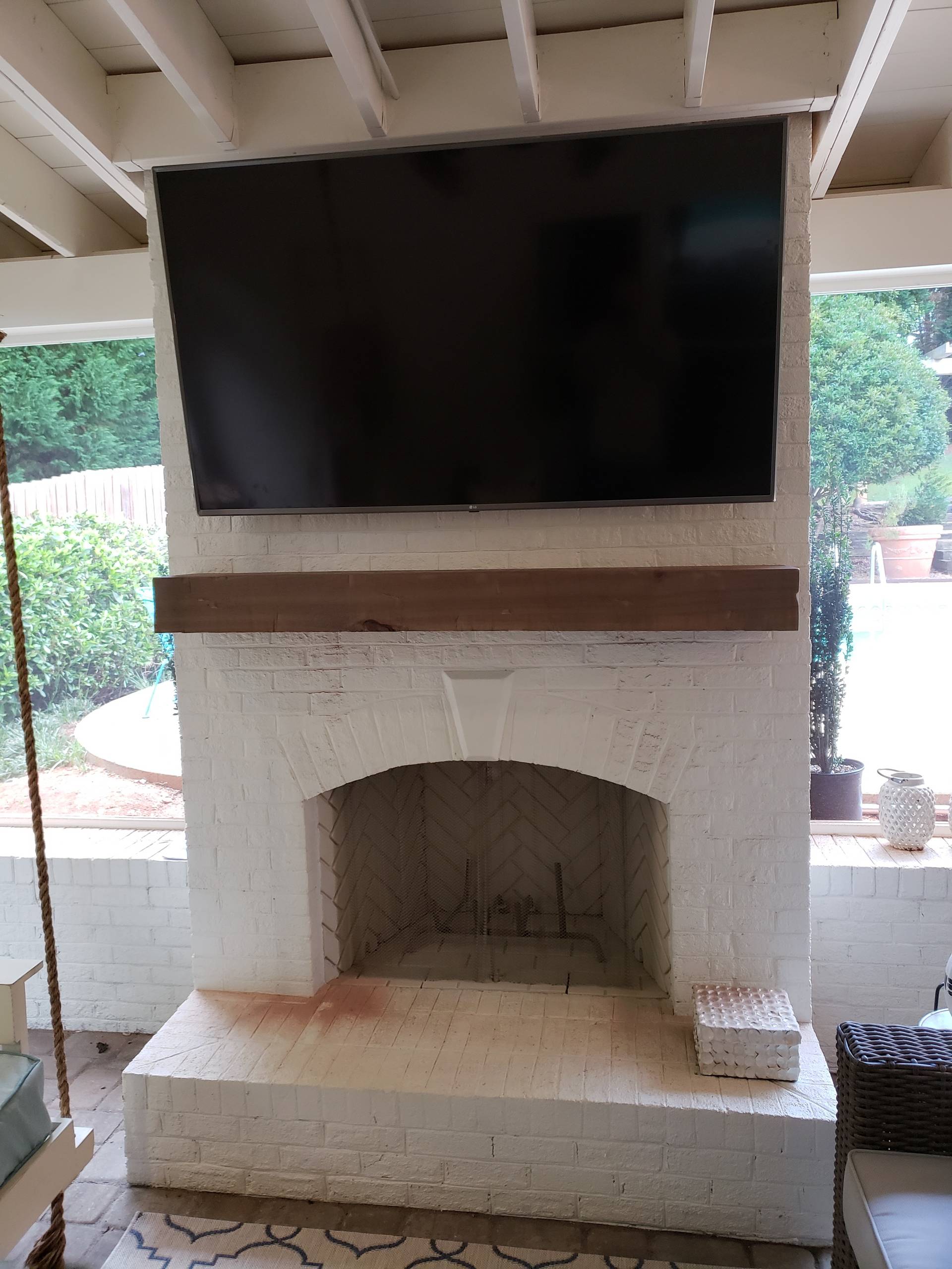 Custom Solid Beam Mantels