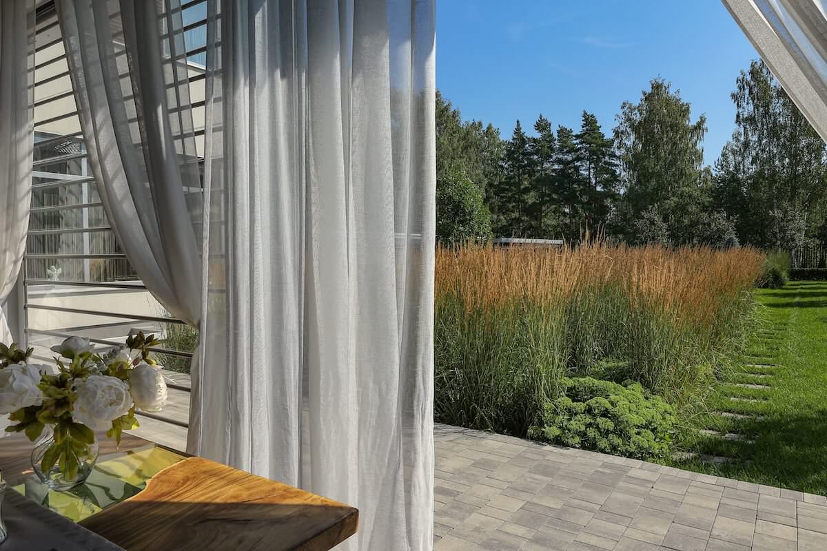 Частный сад "Современный минимализм"