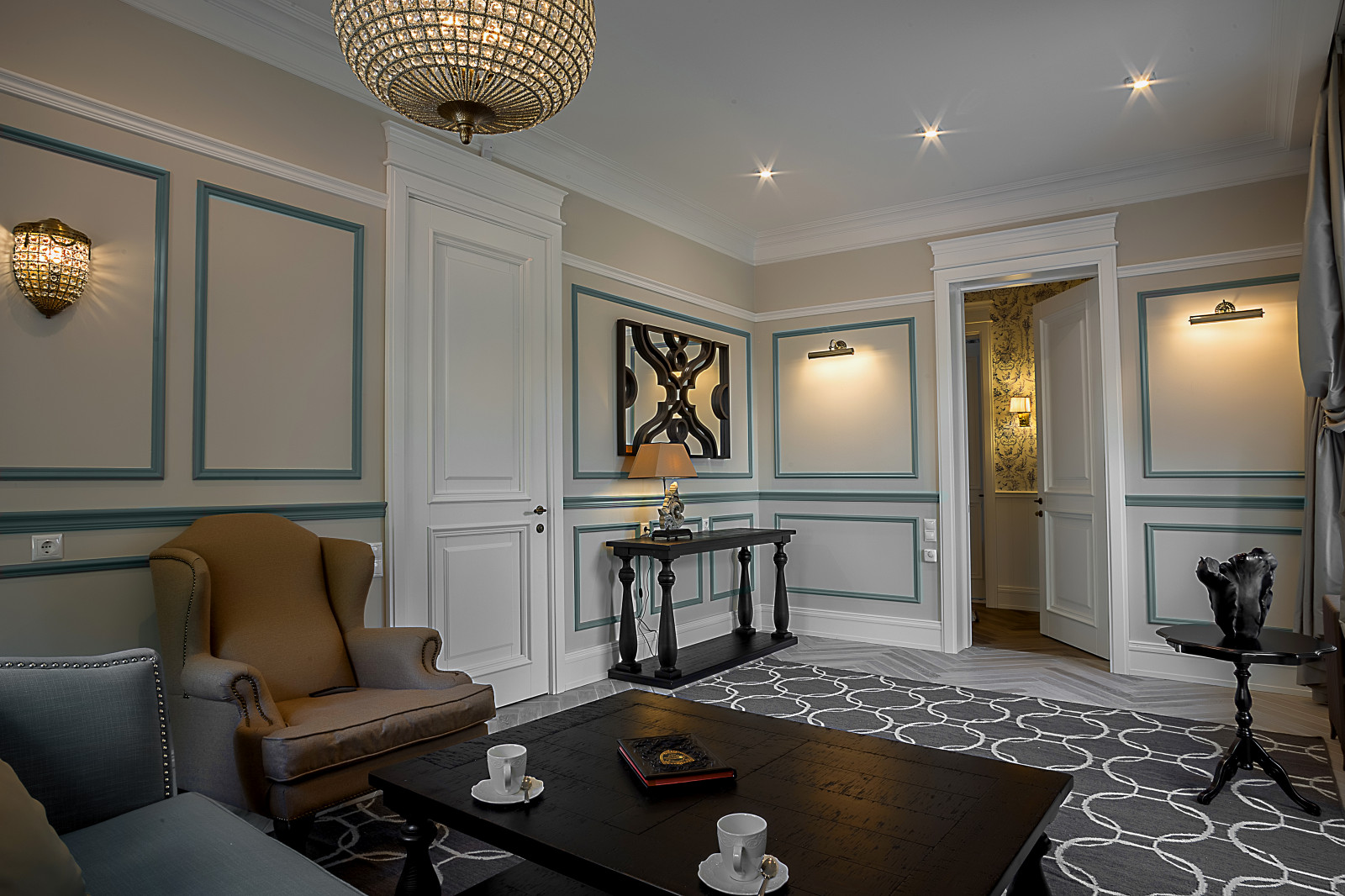 Малая гостиная "Деревенский шик с историей"