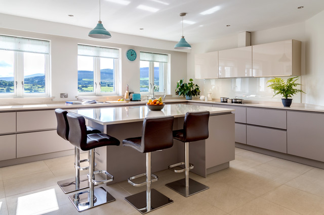 Family home Kilternan Dublin contemporary-kitchen