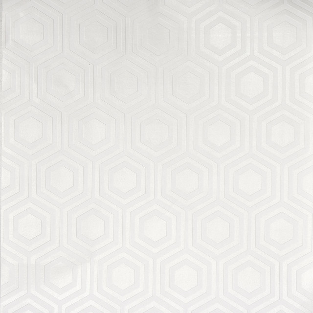 Simple Kitchen 4 Hive Paintable Geometric Wallpaper - Contemporary