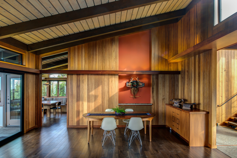 Inspiration for a midcentury dining room in San Francisco.