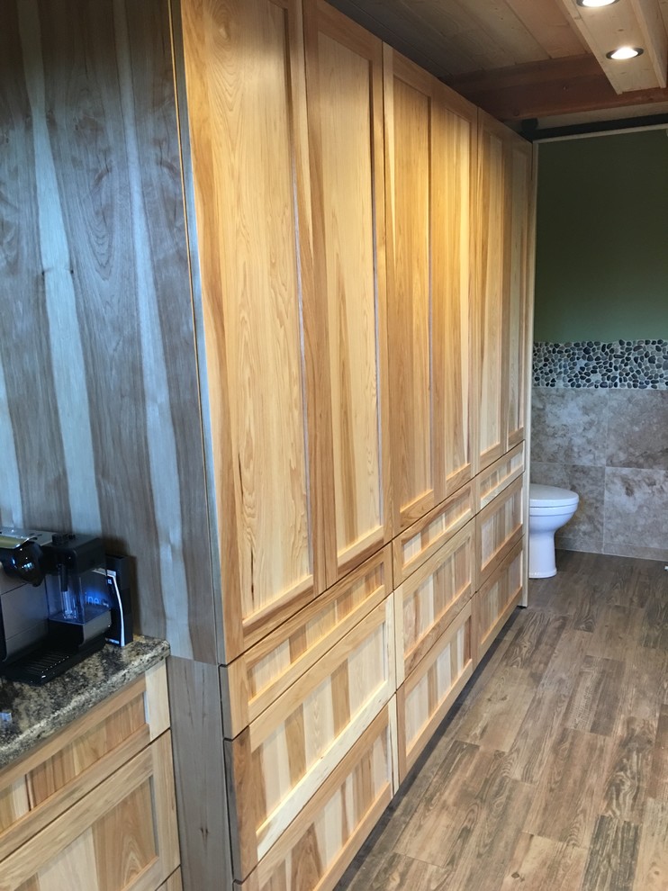 Inspiration for a rustic home design remodel in Atlanta